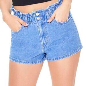 Forever 21 Paperbag Denim Shorts